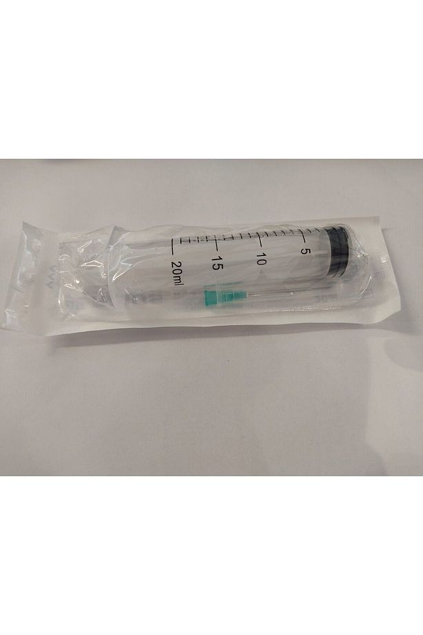 20cc Yeşil 3 Parça 20ml Enjektör Risus (20 ADET) - 1