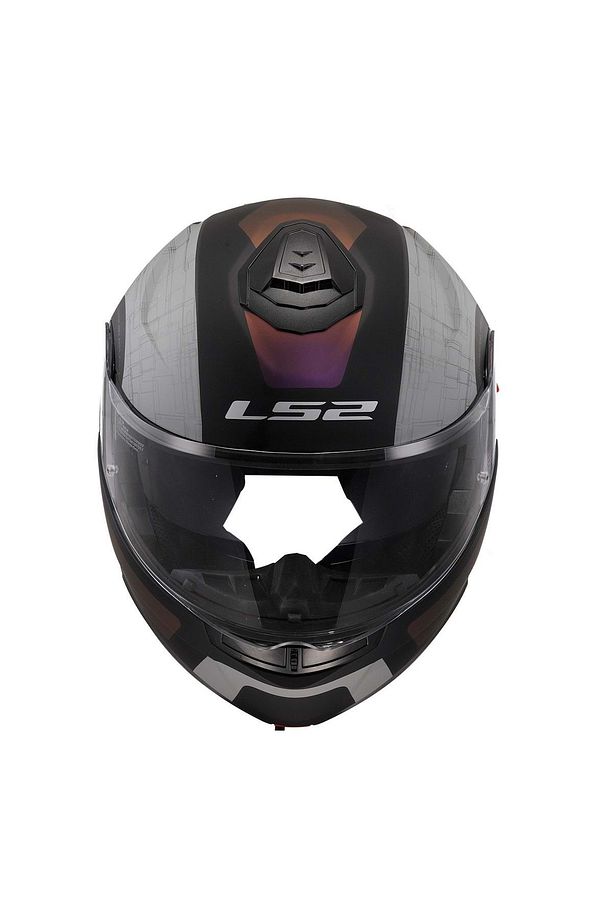 Strobe 2 Orıon Çene Açılır Motosiklet Kask Siyah - 4