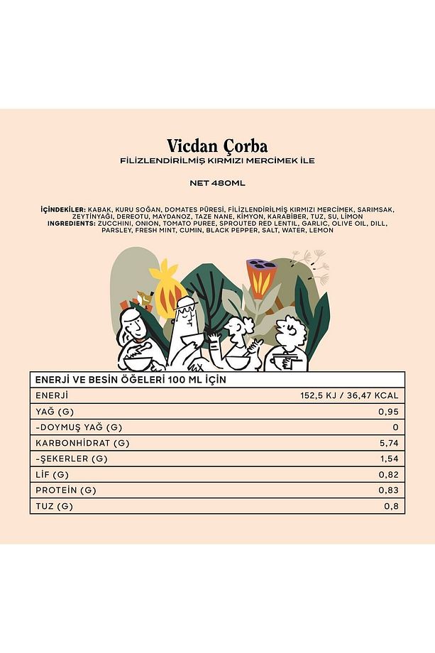 Glütensiz Vicdan Çorba 480 ml (6 ADET) - 4
