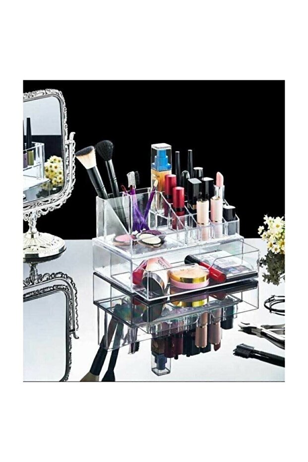 Makeup Organizer with Drawers 20 Compartments Ft-005