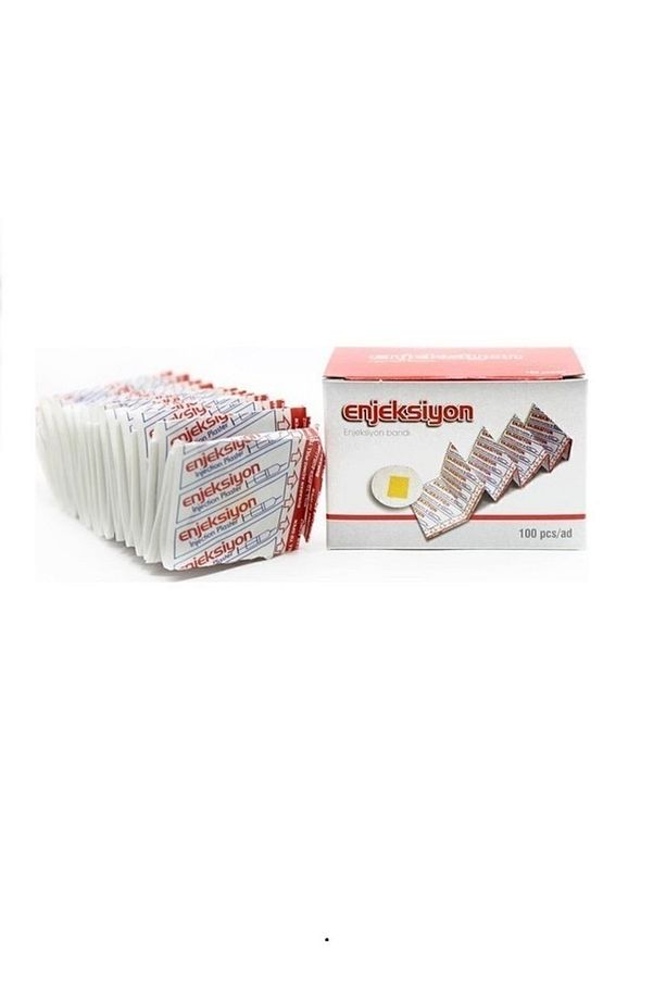 Nokta Enjeksiyon Bandı 10 Adet 100'lü Paket 2.2 Cm (yuvarlak Enjeksiyon - Iğne Flasteri) - 2