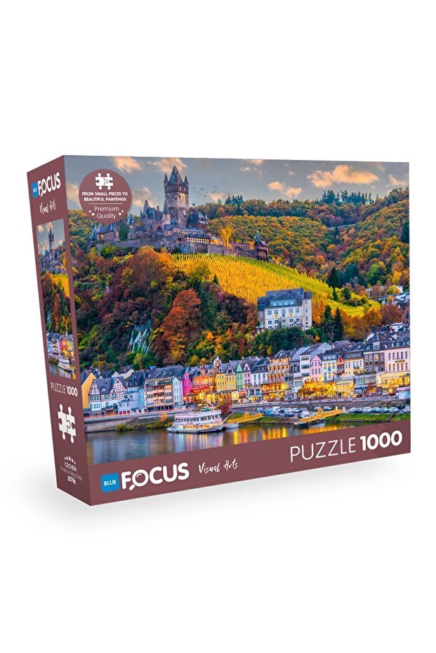 1000 Parça Puzzle- Cochem - 1
