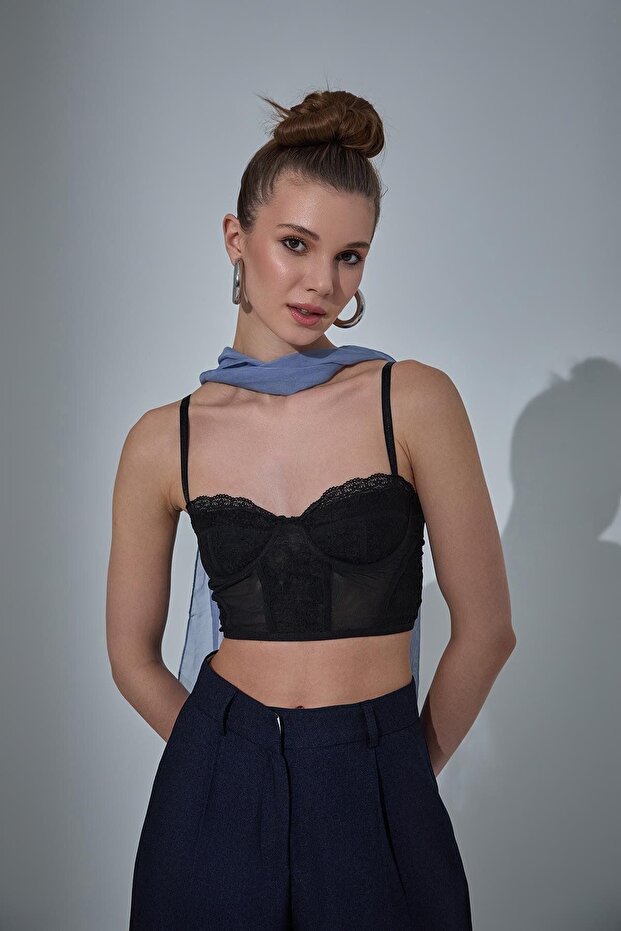 Dantelli Korse Top - 3