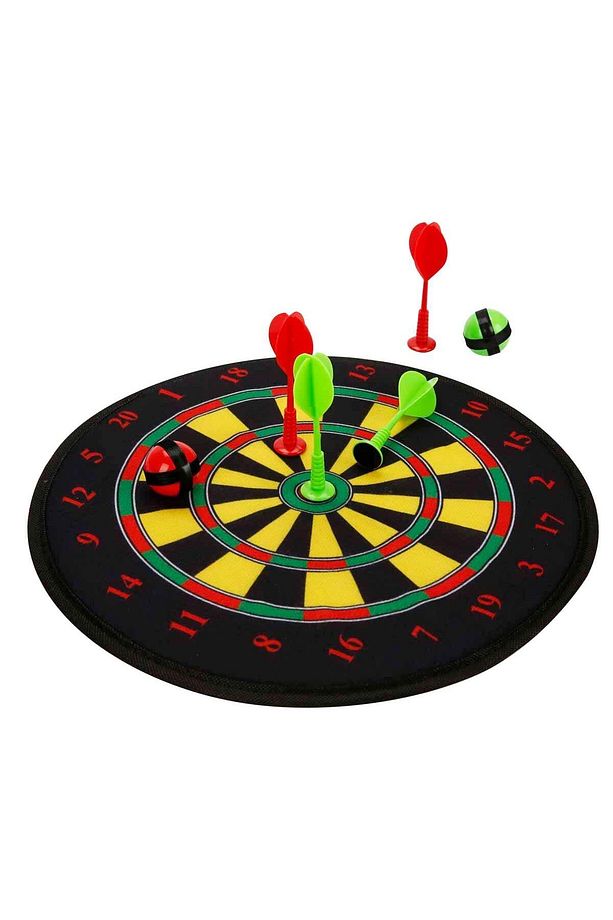 67898 ÇOCUKLAR İÇİN GÜVENLİ CIRT CIRTLI DART OKLU VE YAPIŞAN TOPLU 36 CM DART SPOR AKTİVİTE OYUN SET - 2