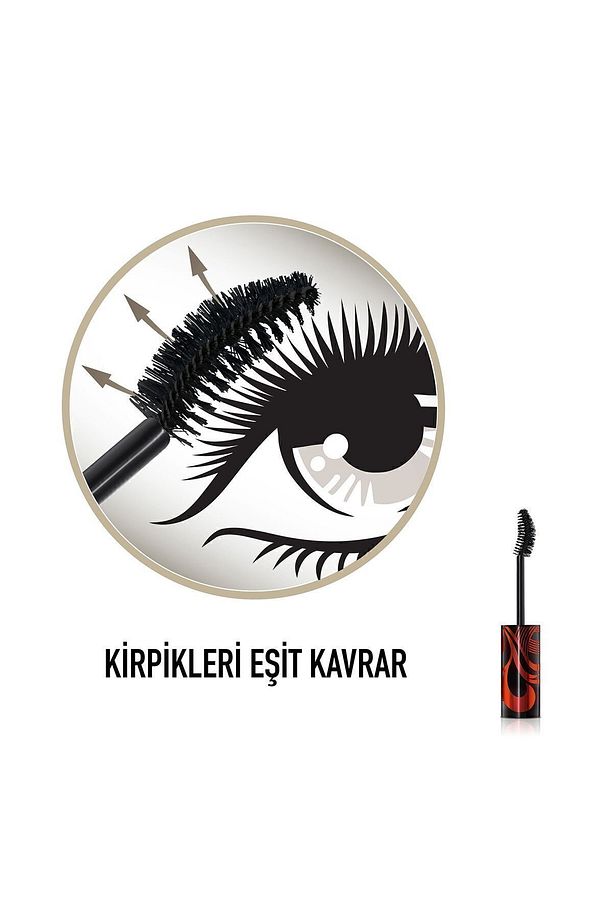 Siyah Maskara - 2000 Calorie Curl Addict Mascara Black 96137512 - 5