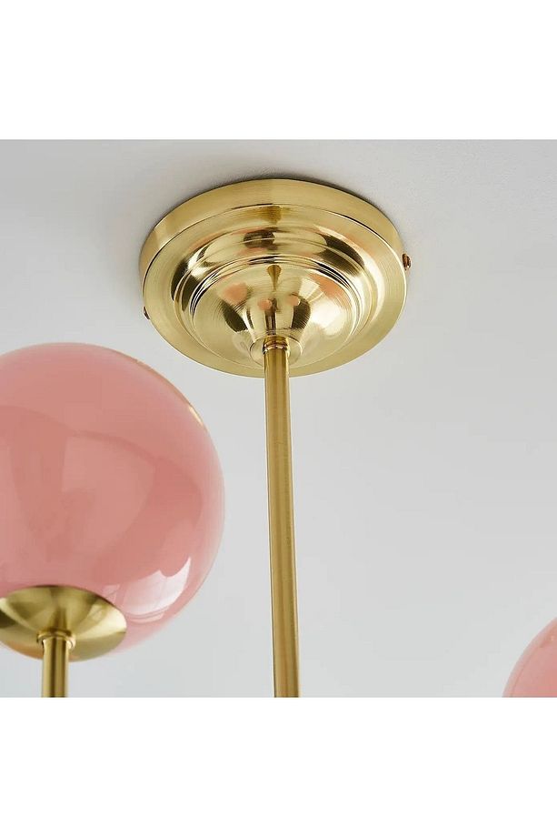 Set Modern Pembe Avize Abajur Lambader Ve Aplik Seti - 2