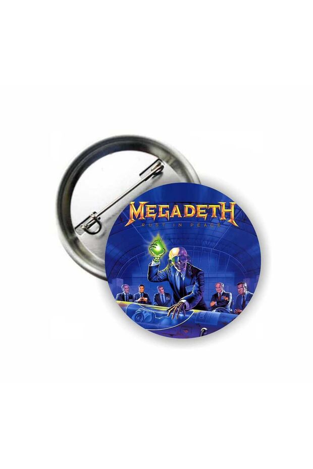Megadeth - Rust in Peace Buton Rozet - 1