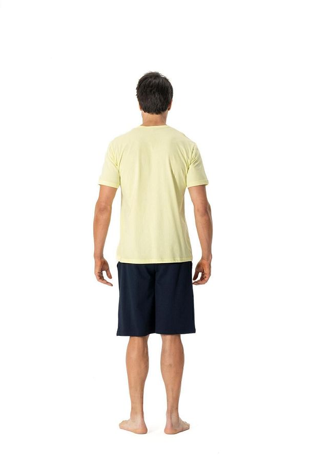 U.S. Polo Assn. Erkek Sarı Yuvarlak Yaka Şort Takımı 02Y.K1.M.8KE7.X.R7. - 3