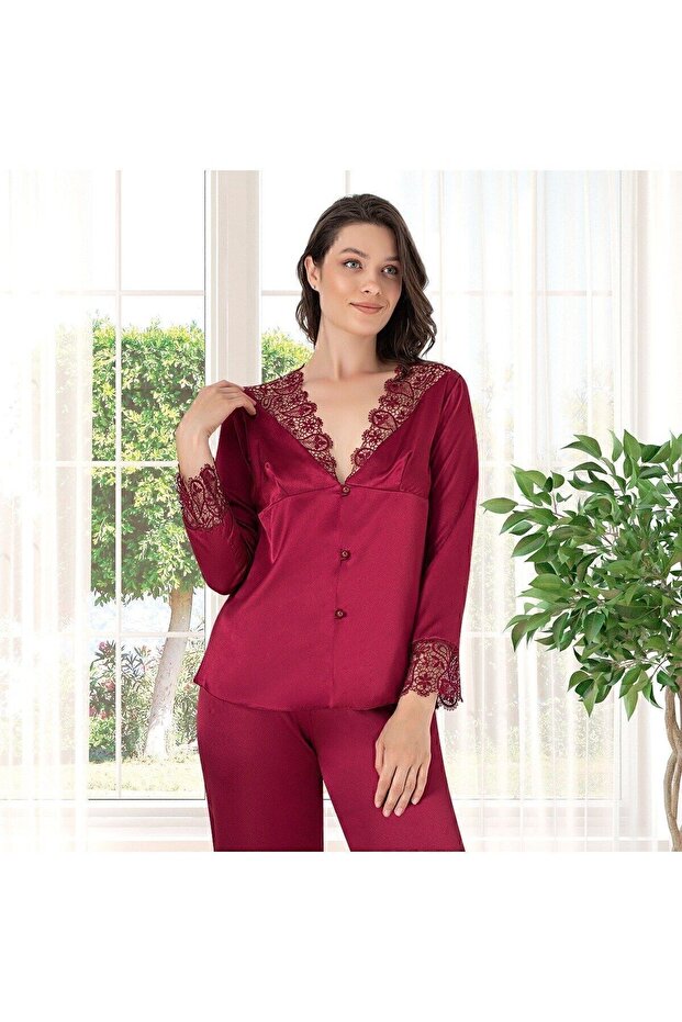 7ZTA7GRP7.4.025 Жіночий набір весільного приданого з шести предметів з атласу 7ZTA7GRP7.4.025 - 5