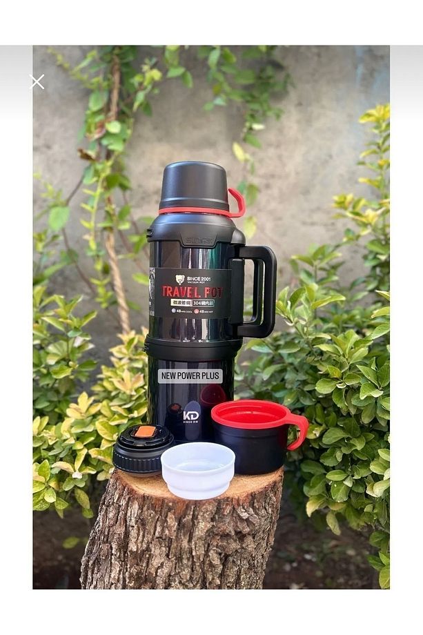 Travel Pot Paslanmaz Çelik Termos 4 Litre Dağcı-kamp-aile-piknik Termsou - 1