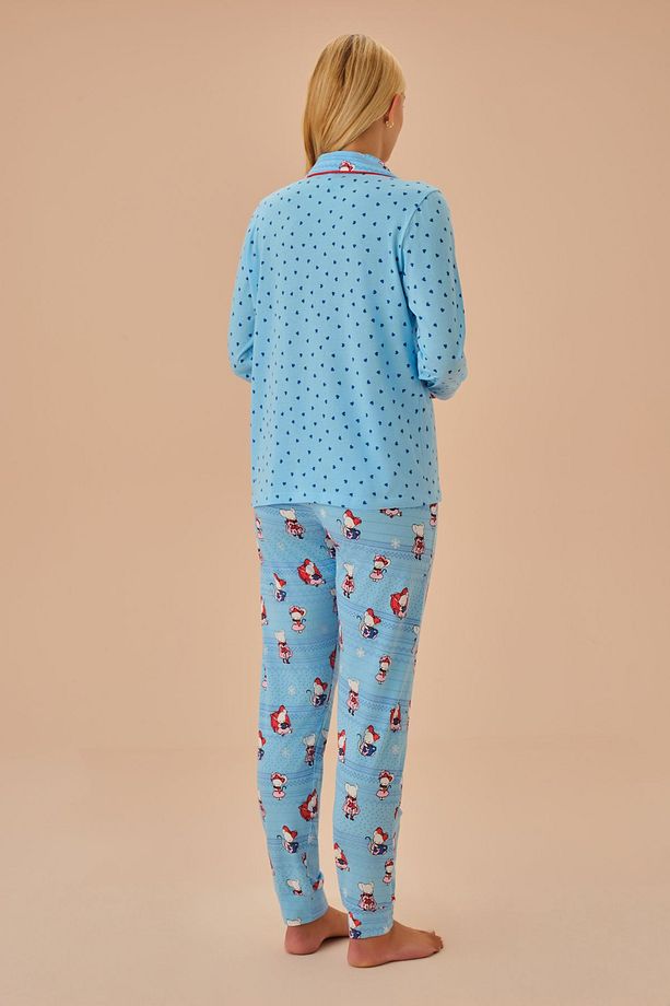 Lulusu Maskülen Pijama Takımı - 4