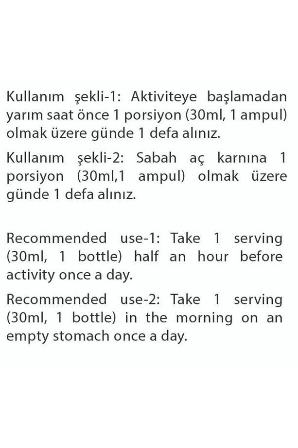 L-cartinine Matrix Şeftali Aromalı 30 ml 20 Adet - 2