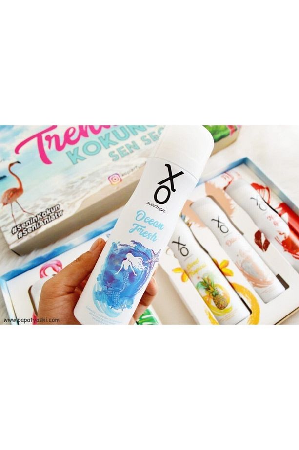 X O Doedorant Kadin Ocean Fresh Joy 150 ml X 4 Adet - 5