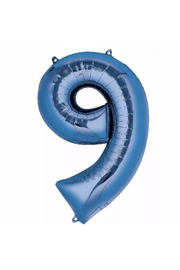 9 Number Dark Blue Foil Balloon 76 Cm