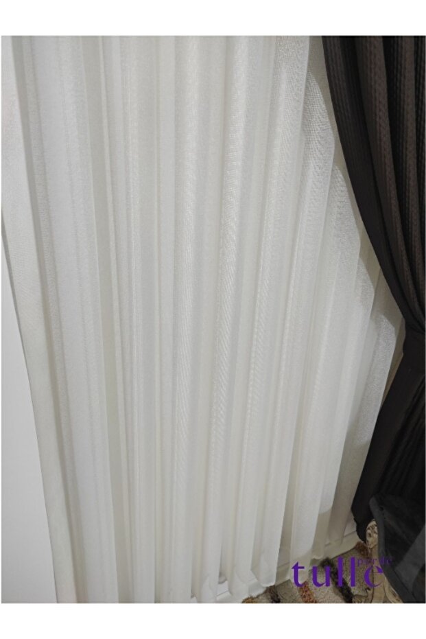 Perde Tül Sare Örme Tül - 4