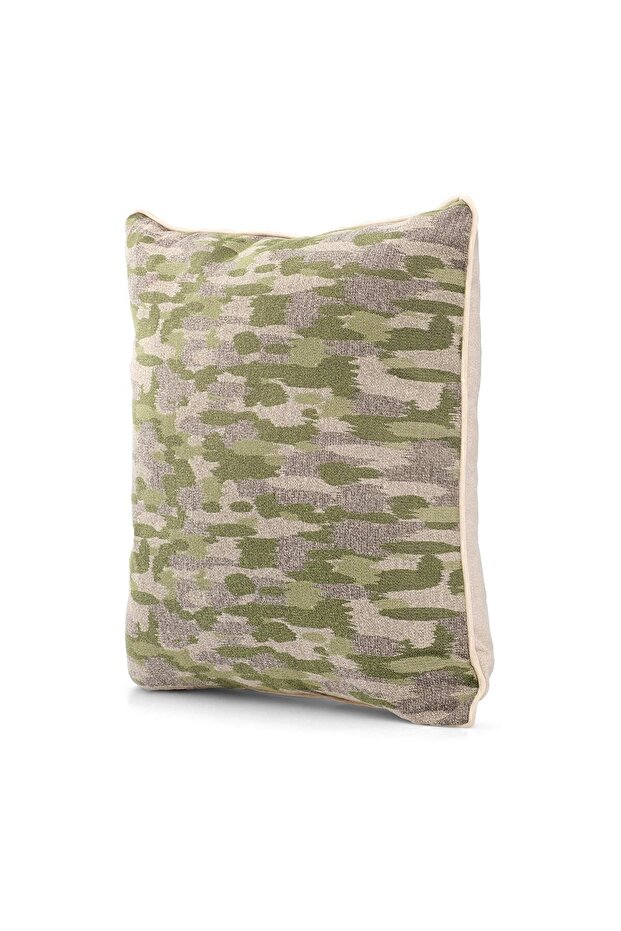 Special Design 43x43 Woven Throw Pillow Cover with Piping Hidden Zipper Decorative Living Room