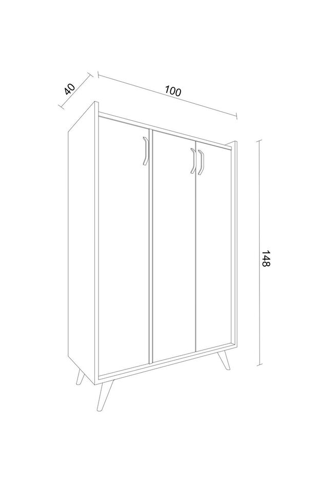 Cesy Çok Amaçlı Dolap - 4