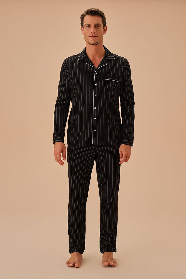 Mike Erkek Maskülen Pijama Takımı - 1