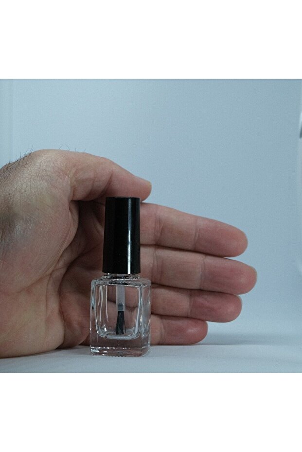 Oje Şişesi 12 ml (3 ADET) Boş Kare Modeli - 6