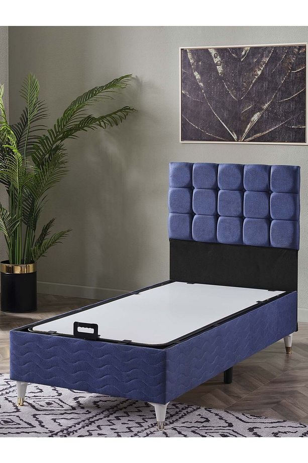 90x190 Bengü Tek Kişilik Set (BAZA BAŞLIK YATAK) - 3