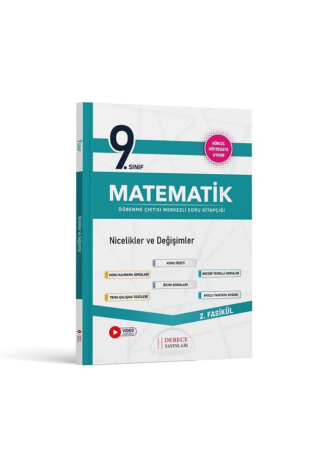 Derece Yayınları 9.Sınıf Matematik Modüler Set Güncel Müfredata Uygun 2025 - 3