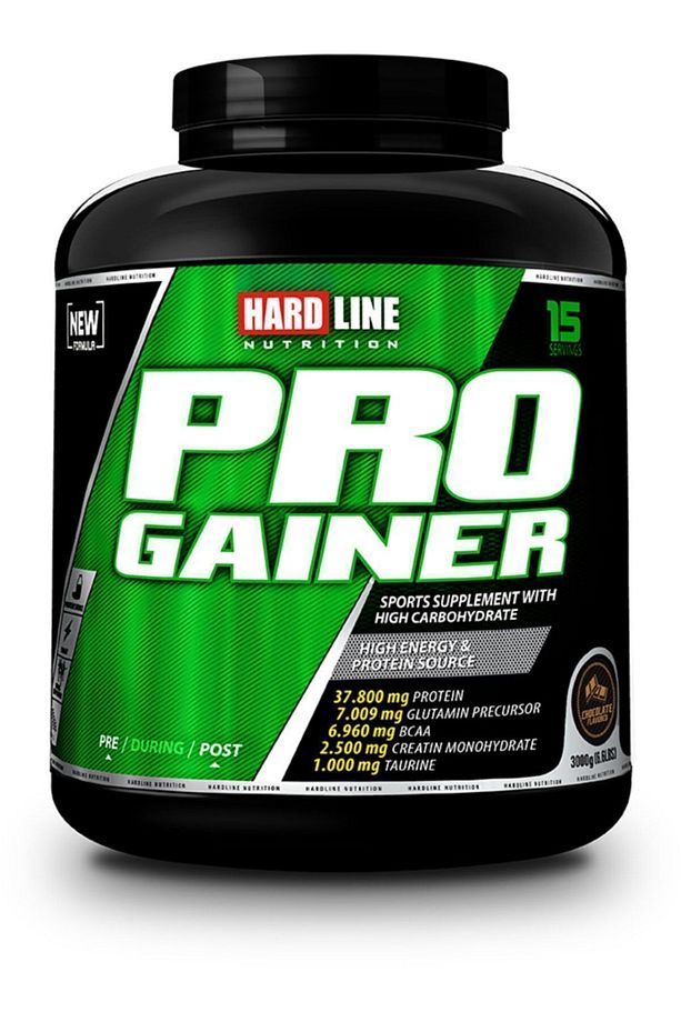 Progainer 3000 gr Çikolata Çikolata Aromalı Karbonhidrat Tozu Hacim Destek - 1
