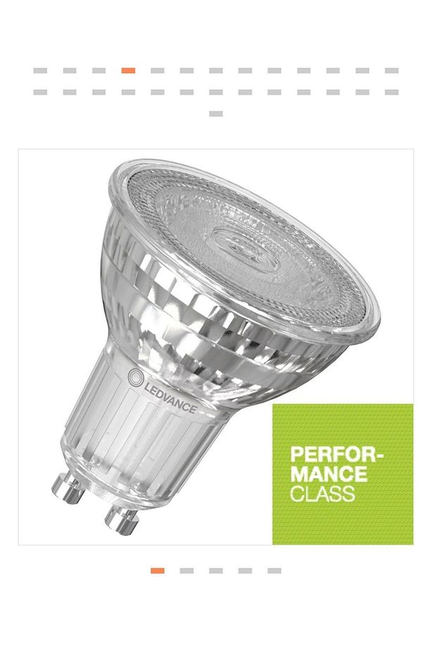 4.5w=50w Eşdeğer Dimlenebilir Gu10 2700 Kelvin Sarı Işık Parathom F Enerji 350 Lümen Spot Ampul - 4