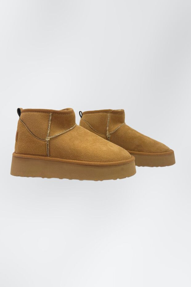 Women's Boots with Furry Inside Plush Pc-52709-24K