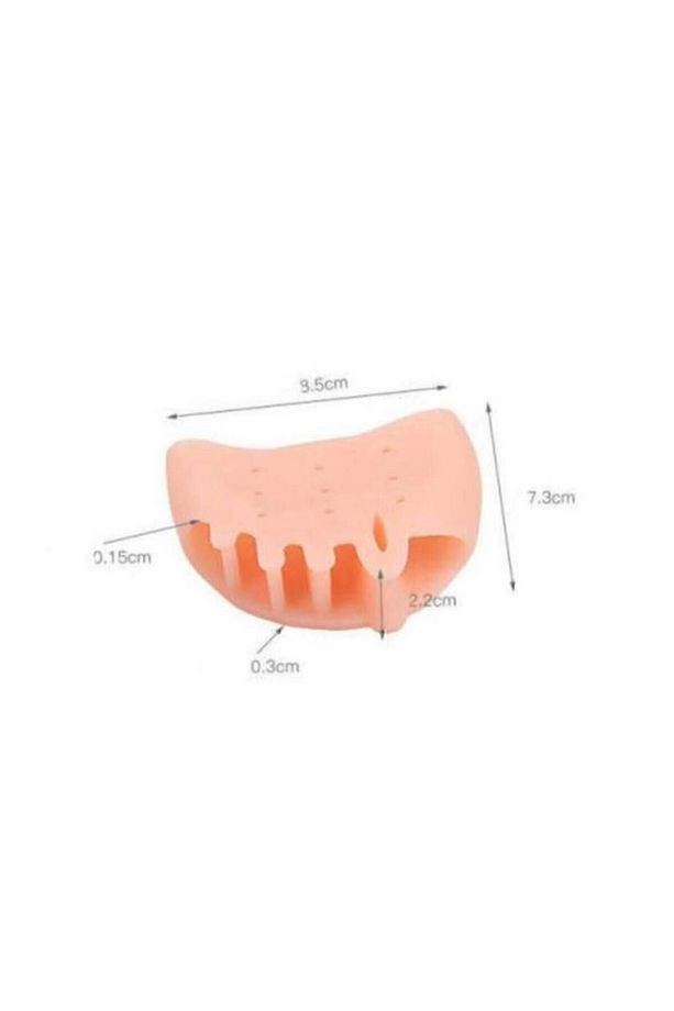 5 Parmak Ayak Bunyon Kemik Koruyucu Silikon Yastık Makaralı Baş Parmak Gömleği - 3