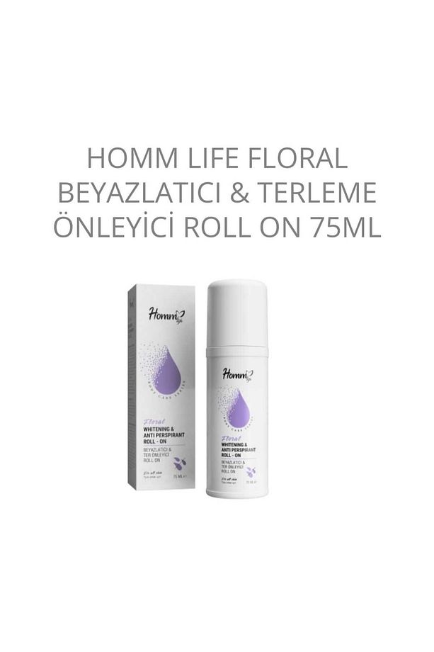 Homm Life Floral Koltuk Altı Roll On Beyazlatıcı Ve Terleme Önleyici 75 ml - 1