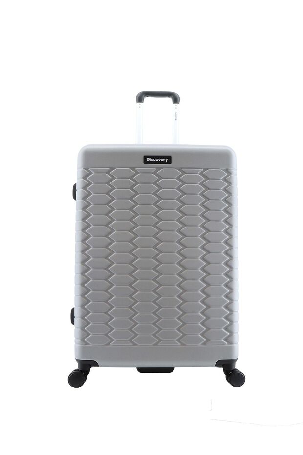 Reptile ABS Large, TSA Lock, Expandable, 4 Double Wheels, 28 Inch Silver