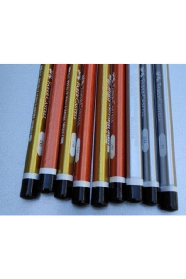 Mercanlı 2/b Kurşun Kalem Metalik Renkler( Yeni ) 12 Adet - 2