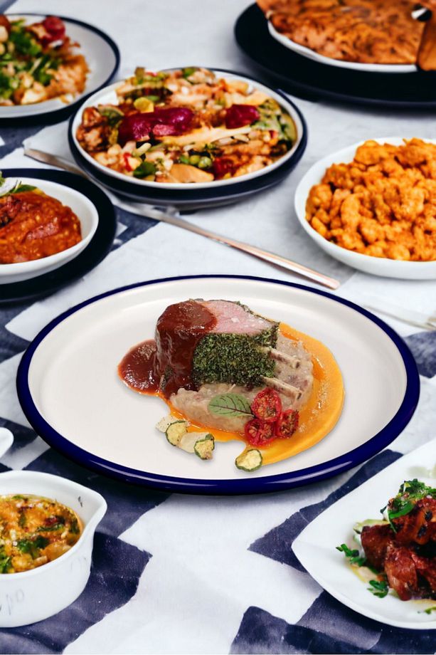 22 No Kahvaltı Tabağı Tepsisi Supla Pasta Tabağı Servis Tabağı - 8
