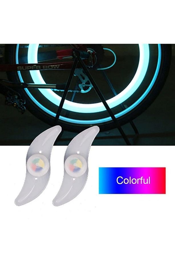 Bisiklet Jantı Led Işıklı Süs Bisiklet Aksesuarı 1 Adet - 1