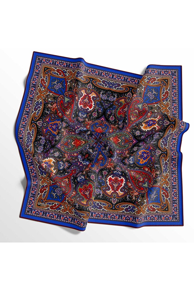 90X90 Silk Voile Thin Scarf - 03577