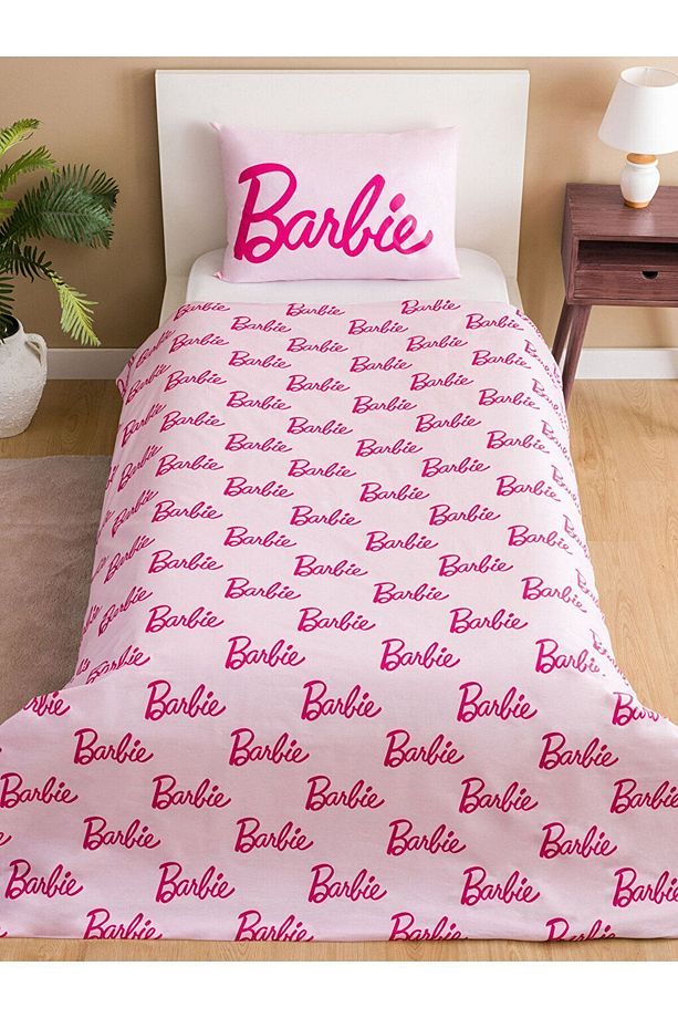 LCW HOME Barbie Baskılı Tek Kişilik Nevresim Seti W3FC01Z8 - 2