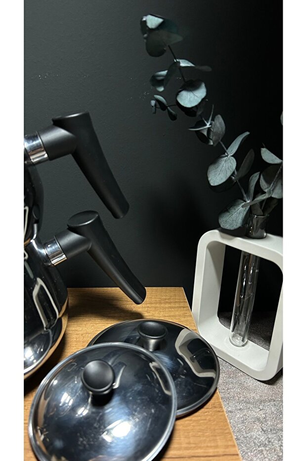 Çaydanlık Kulp Seti Siyah Soft - 2