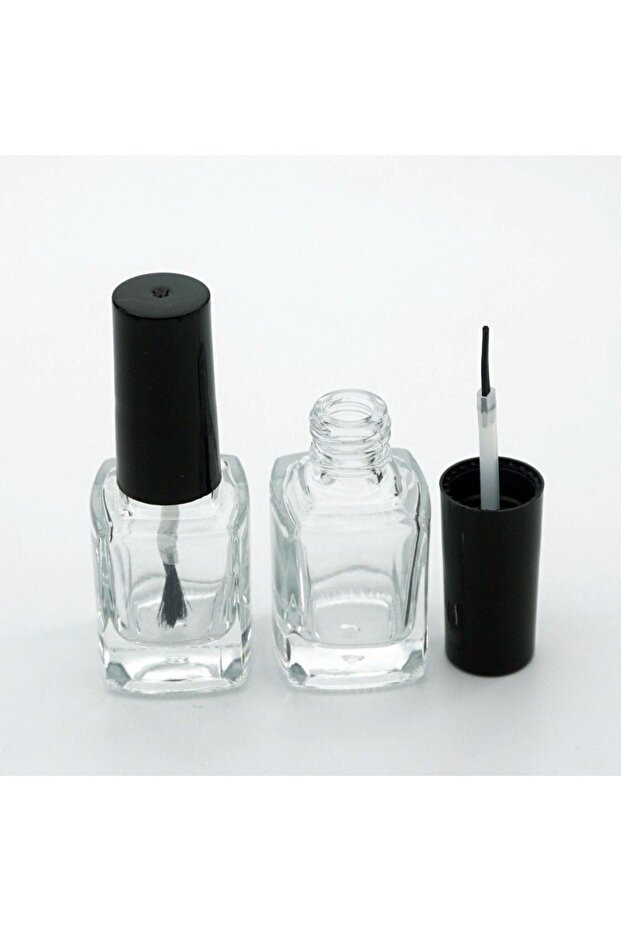 Oje Şişesi 12 ml (3 ADET) Boş Kare Modeli - 3