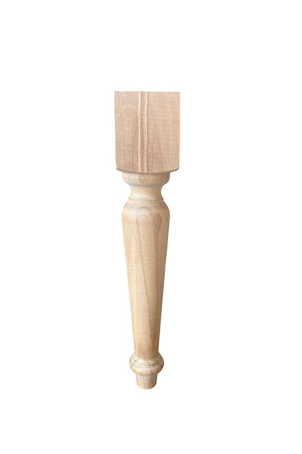 Hizmet Ahşap Ahşap Ayak Dolap Ayağı Masa Ayağı Koltuk Ayağı Dolap Ayakları - Masa Ayakları 6x6x36 Cm - 1