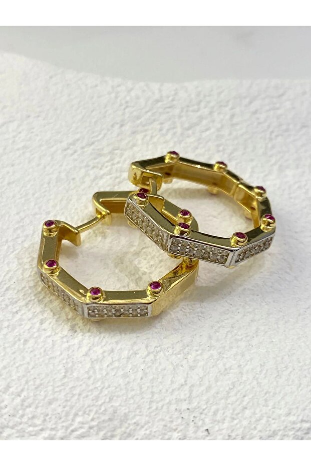 Çelik Serenay Gold Küpe - 1