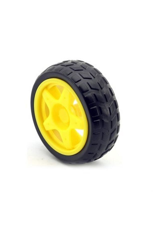Arduino Tekerlek 65mm (Plastik, TT Motor Uyumlu) - 1