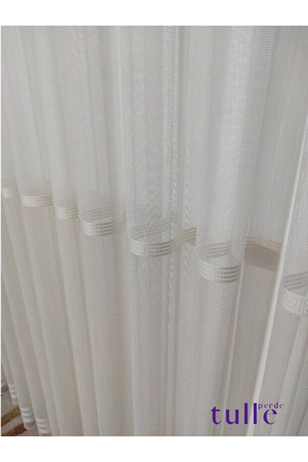 Haliç Etekli Bantlı Tül - 6