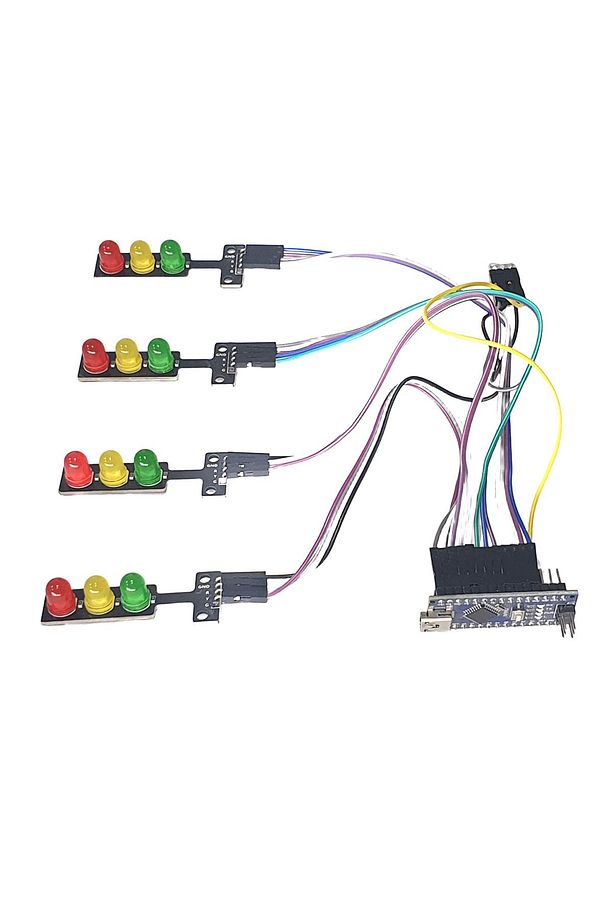 Arduino 4'lü Trafik Lambası Kiti (Yazılım ve Devre Hazır Olarak Gönderilecektir) - 3