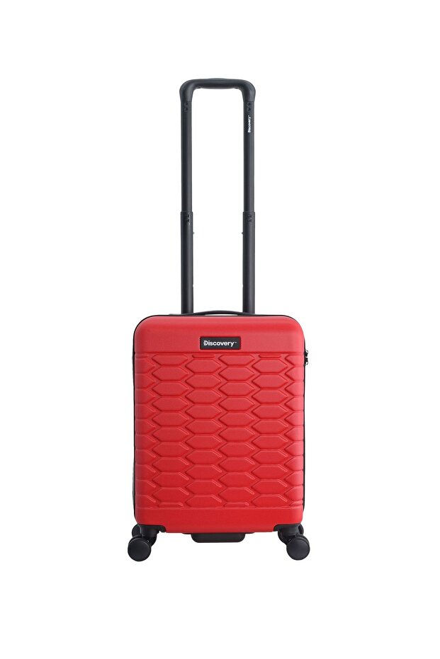 Reptile ABS Carry-On, TSA Lock, 4 Double Wheels, 20 Inch Red