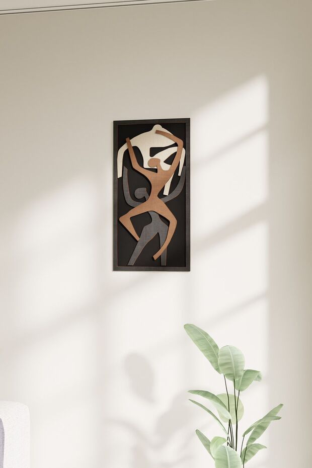 Dekoratif Modern Tasarımlı Ahşap Lüks Tablo - 3