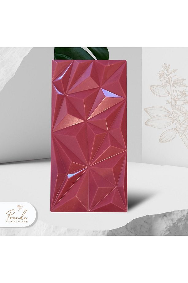Çilekli Ruby Tablet Çikolata 90 gr - 2