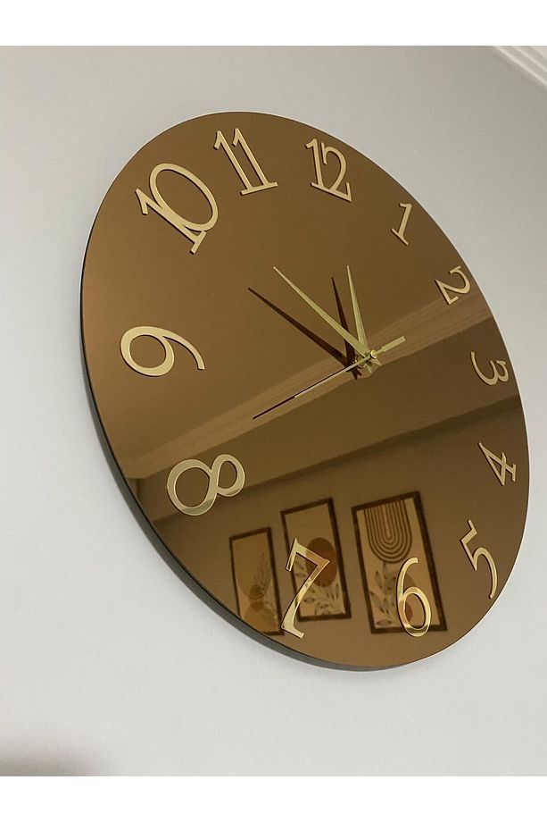 Pleksi Ahşap Duvar Saati, Modern Duvar Saati,Duvar Saati,Wall Clock, - 3
