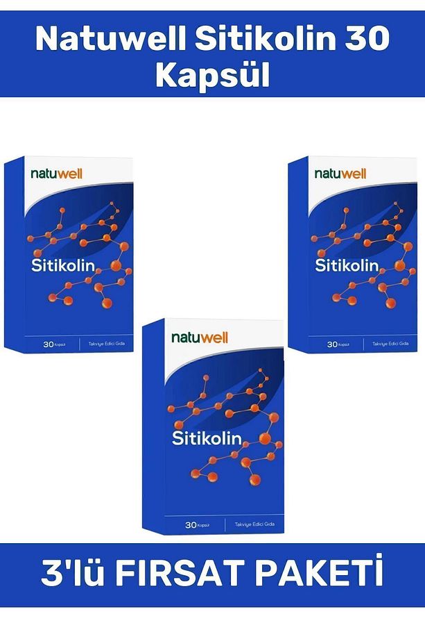 Sitikolin 30 Kapsül - 3 Adet - 1