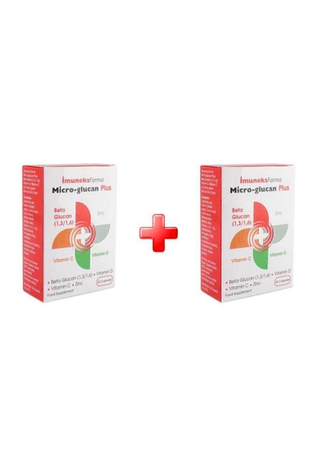 Micro Glucan Plus 30 Kapsül 2li Paket - 2