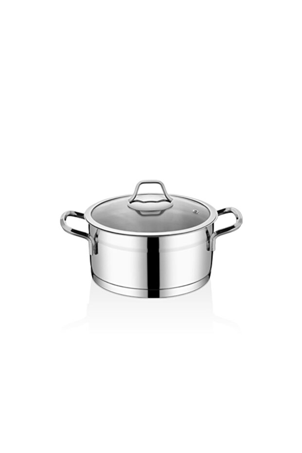 8 Piece Cookware Set with Glazed Induction Base - 6